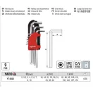 YATO YT-0502 Imbuszkulcs készlet 9 részes 2,0-10 mm CrV