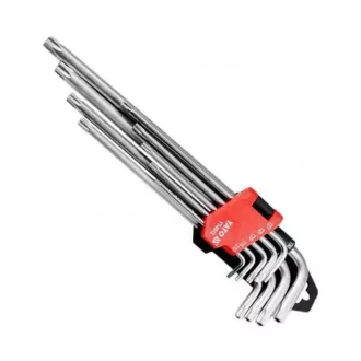   YATO YT-0512 Hosszú Torx kulcs készlet 9 részes T10-T50 CrV
