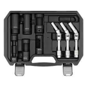   YATO YT-05349 Izzítógyertya és befecskendező szerelő készlet 9 darabos