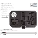YATO YT-05390 Vízpumpa szerelő készlet 4 részes (VW)