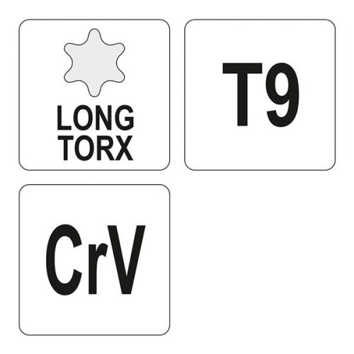 YATO YT-05493 Torx kulcs T9 hosszú