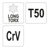 Yato YT-05503 Torx kulcs T50 hosszú