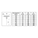 YATO YT-05583 Imbusz T-kulcs készlet 8 részes 2,5-10 mm S2