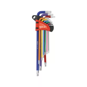 YATO YT-05636 9db-os extra hosszú torx kulcs szett T10-T50