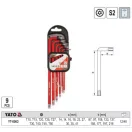 YATO YT-0563 Torx kulcs készlet 9 részes T10-T50 S2