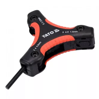   YATO YT-05644 Összecsukható imbuszkulcs és Torx kulcs készlet 26 részes CrV