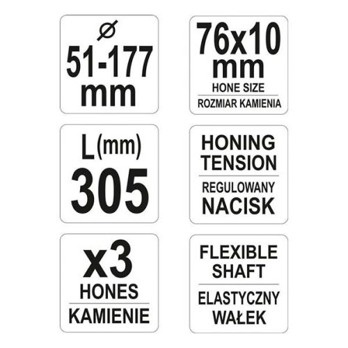 YATO YT-05812 Henger hónoló 51-177 mm