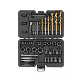   YATO YT-05894 Univerzális roncsolt csavar kiszedő készlet 40 részes