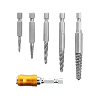   YATO YT-05903 Roncsolt csavarkiszedő készlet 1/4 col (6,3mm) bitbefogással 6 részes