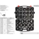 YATO YT-0596 Olajszűrő leszedő készlet 30 részes 3/8"