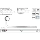YATO YT-05971 Olajszűrő leszedő 46 / 390 mm (HALDEX)