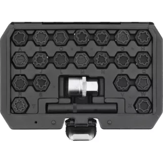   YATO YT-060304 Audi kerékőr csavar leszedő készlet 22 részes