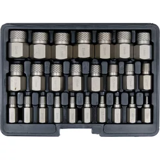   YATO YT-06034 Roncsoltcsavar kiszedő készlet 25 részes (belső torx, imbusz és spline csavarokhoz)