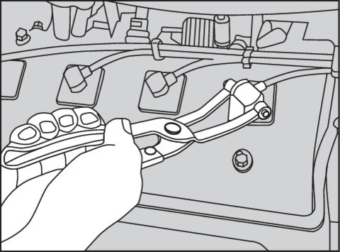 YATO YT-0645 Fogókészlet 2 részes bilincsekhez és vezetékekhez