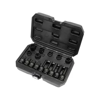   YATO YT-06811 Féknyereg szerelő gépi dugókulcs készlet 16 részes 1/2" CrMo