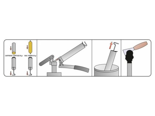 YATO YT-07041 Karos zsírzó 500 cm3 7-70 MPa állítható nyomás