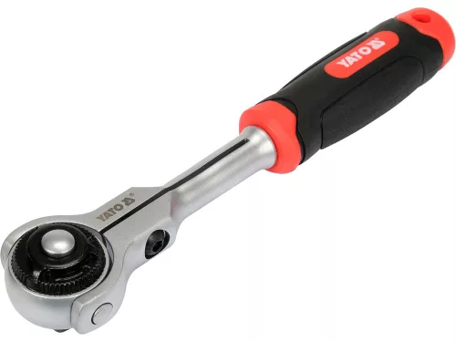 YATO YT-07201 Racsnis hajtószár 3/8" 145 mm 72T forgó fejes CrV