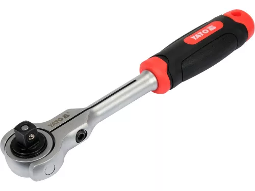 YATO YT-07202 Racsnis hajtószár 1/2" 145 mm 72T forgó fejes CrV