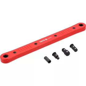   YATO YT-07370 Racsnis hajtószár cserélhető csatlakozásméretekkel 1/2 Col, 3/8 Col, 1/4 Col 340 mm