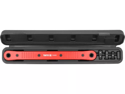 YATO YT-07370 Racsnis hajtószár cserélhető csatlakozásméretekkel 1/2 Col, 3/8 Col, 1/4 Col 340 mm