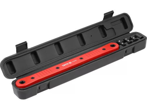 YATO YT-07370 Racsnis hajtószár cserélhető csatlakozásméretekkel 1/2 Col, 3/8 Col, 1/4 Col 340 mm