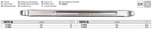 YATO YT-0810 Kerékszerelő vas 600 mm