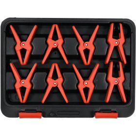   YATO YT-08391 Csipesz készlet 8 részes (fék-, üzemanyag-, olaj- és autóklíma csövekhez)