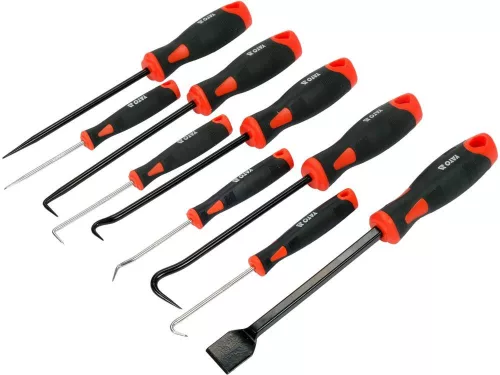 YATO YT-08426 Kézi véső és kampó készlet 9 részes