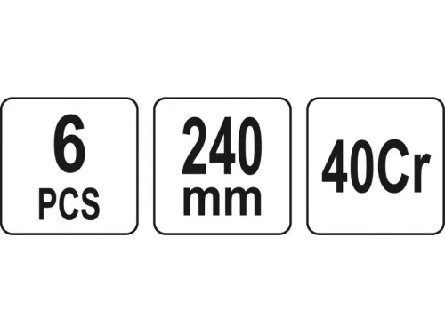 YATO YT-08428 Tömítéskiszedő kampó készlet 6 részes 240 mm