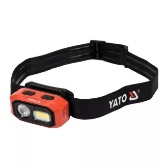   YATO YT-08592 Akkus LED fejlámpa 480 lumen mozgásérzékelős