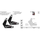 YATO YT-08721 Hegesztési munkadarabtartó mágnes 60-90-120°/10 kg (2 db/cs)