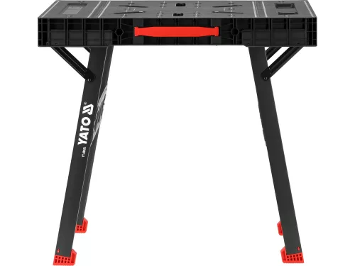 YATO YT-08953 Összecsukható munkaasztal műanyag munkapulttal, fém lábakkal max 650 kg