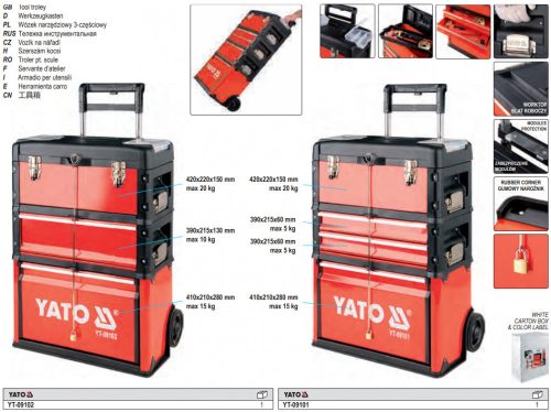 YATO YT-09102 Moduláris szerszámkocsi