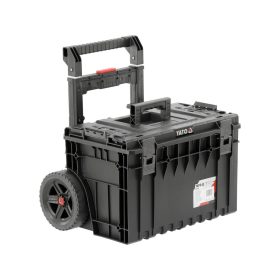   YATO YT-09159 Szerszámosláda kerekeken kihúzható fogantyúval 660x643x483 mm