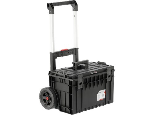 YATO YT-09159 Szerszámosláda kerekeken kihúzható fogantyúval 660x643x483 mm