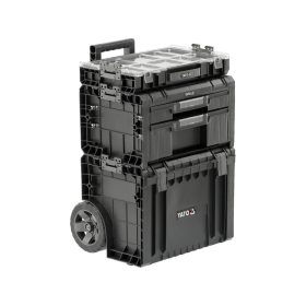   YATO YT-09173 Szerszámosláda szett kerekeken kihúzható fogantyúval 3db-os 685x450x380 mm