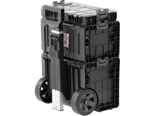YATO YT-09173 Szerszámosláda szett kerekeken kihúzható fogantyúval 3db-os 685x450x380 mm