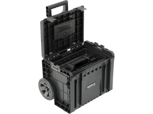 YATO YT-09173 Szerszámosláda szett kerekeken kihúzható fogantyúval 3db-os 685x450x380 mm