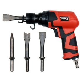   YATO YT-09904 Pneumatikus vésőgép vésőfejekkel könnyített