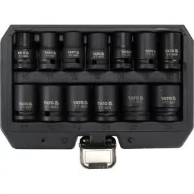   YATO YT-10251 Gépi dugókulcs készlet 13 részes 1/2" 10-24 mm CrMo