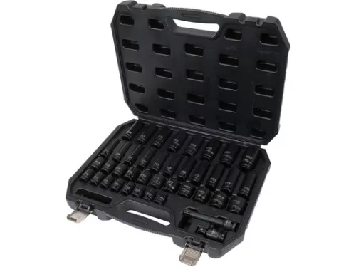 YATO YT-10555 Gépi dugókulcs készlet 40 részes 1/2 Col 10-30 mm CrMo