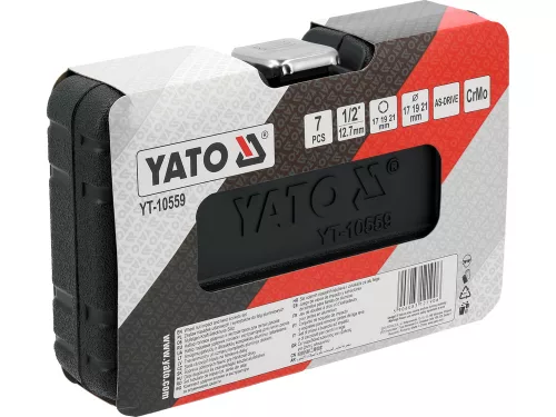 YATO YT-10559 Alufelni dugókulcs készlet ütvecsavarozóhoz 7 darabos