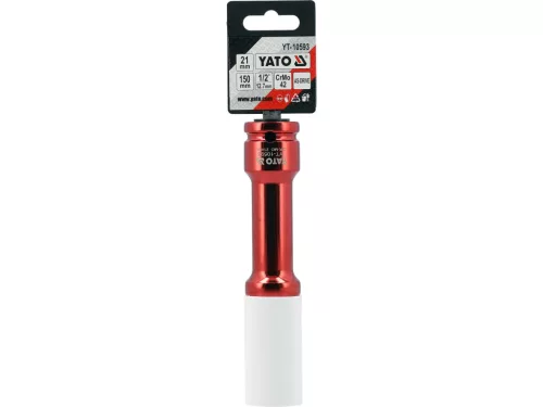YATO YT-10593 Gépi hosszú dugókulcs fej alufelnihez 21mm 1/2col