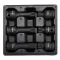 YATO YT-10652 Gépi bit dugókulcs készlet 6 részes Spline 1/2" M14-M18 CrMo