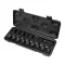 YATO YT-10681 Gépi hosszú bit dugókulcs készlet 9 részes Ribe 1/2" RM5-RM14 CrMo