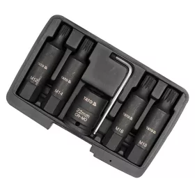   YATO YT-1157 Gépi bit dugókulcs készlet 6 részes Spline 3/4" M12-M18 CrMo