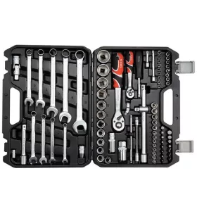   YATO YT-12691 Dugókulcs készlet 82 részes 1/4", 1/2" CrV