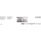 YATO YT-13790 Csavarhúzó üvegkaparó 39 x 200 törhető tartalékpenge (10 db/cs)