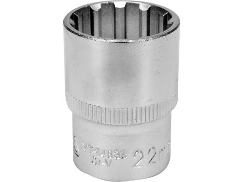 YATO YT-14834 Dugókulcs Spline 1/2" 22 mm CrV