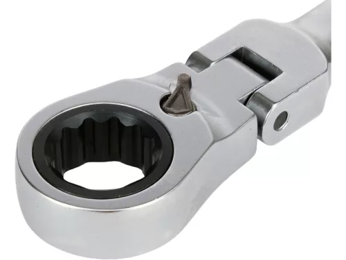 YATO YT-16977 Rövid racsnis csuklós csillag - villáskulcs készlet 6 részes 8-17mm-ig